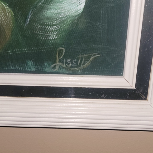 BEAUTIFUL VINTAGE OIL ON CANVAS PAINTING SIGNED BY LISETTE - Picture 5 of 11
